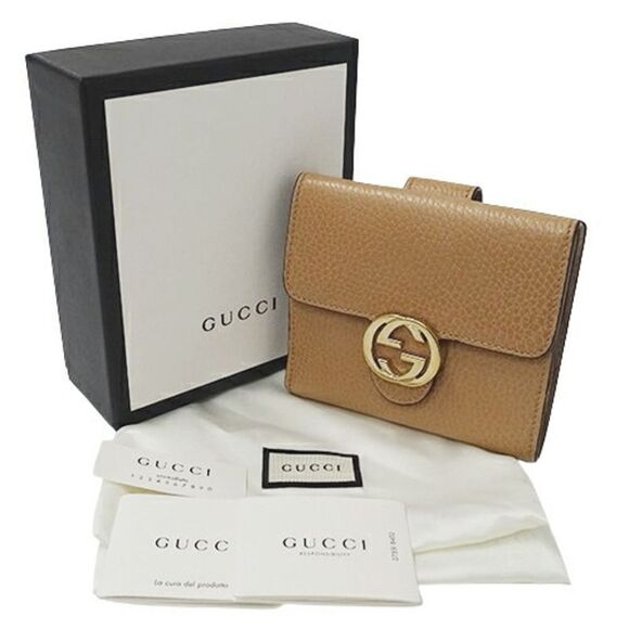 Gucci Interlocking G Beige Leather Wallet  (Pre-Owned) - Picture 13 of 13